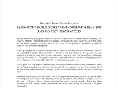 Apartamento à venda em Nueva Andalucía, Marbella, Málaga (Espanha)